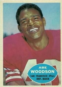 Abe Woodson Sports Card