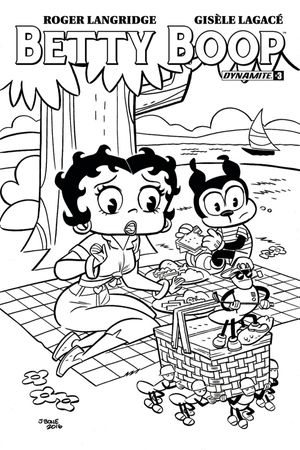 Betty Boop #3 (Cover C 15 Copy Bone B&w Cover)