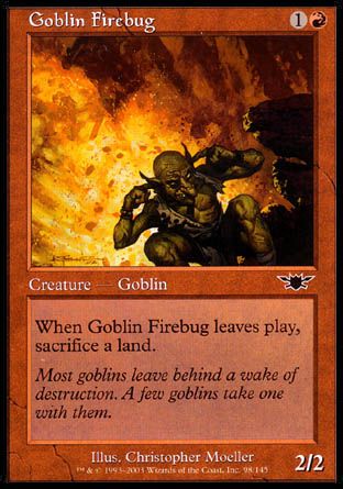 Goblin Firebug (Legions) Trading Card