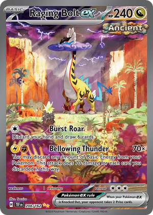 Raging Bolt ex (208/162) - Temporal Forces