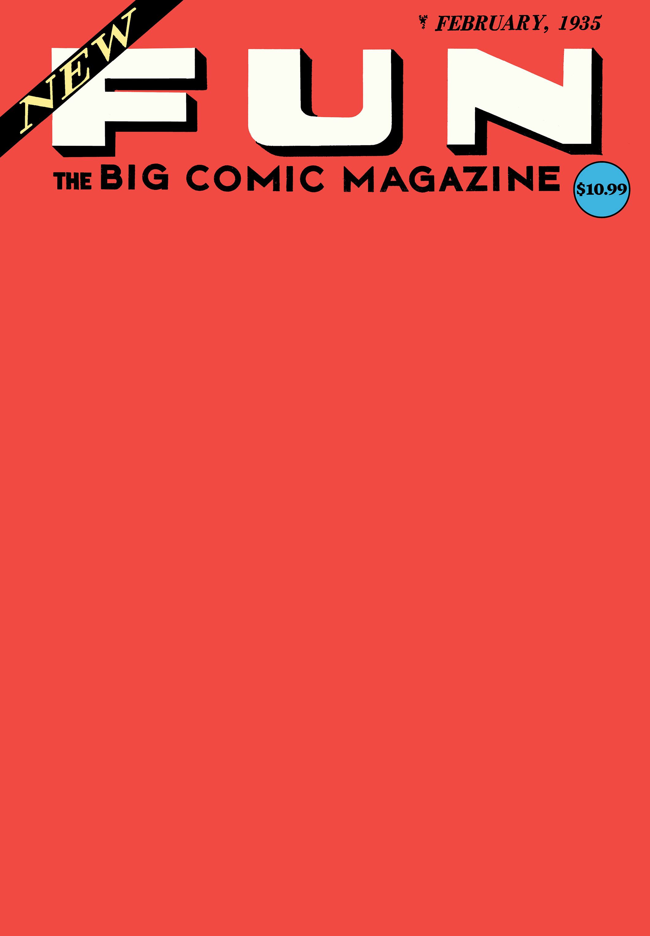 New Fun Comics #1 (Facsimile Edition Cvr C Blank Card Stock Variant) Comic