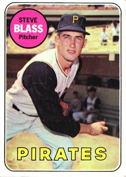 Steve Blass 1969 Topps #104 Sports Card
