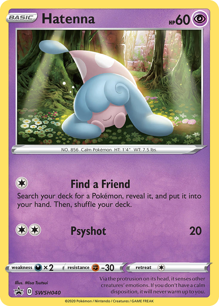 Hatenna (SWSH040) - SWSH Black Star Promos Pokémon Card