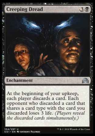 Creeping Dread (Shadows over Innistrad) Trading Card