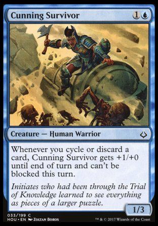 Cunning Survivor (Hour of Devastation) Trading Card