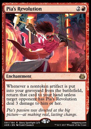 Pia's Revolution (Aether Revolt) Trading Card