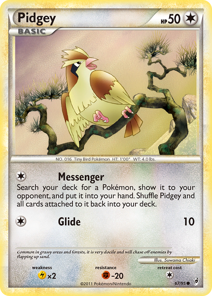 Pidgey (67/95) - Call of Legends Pokémon Card