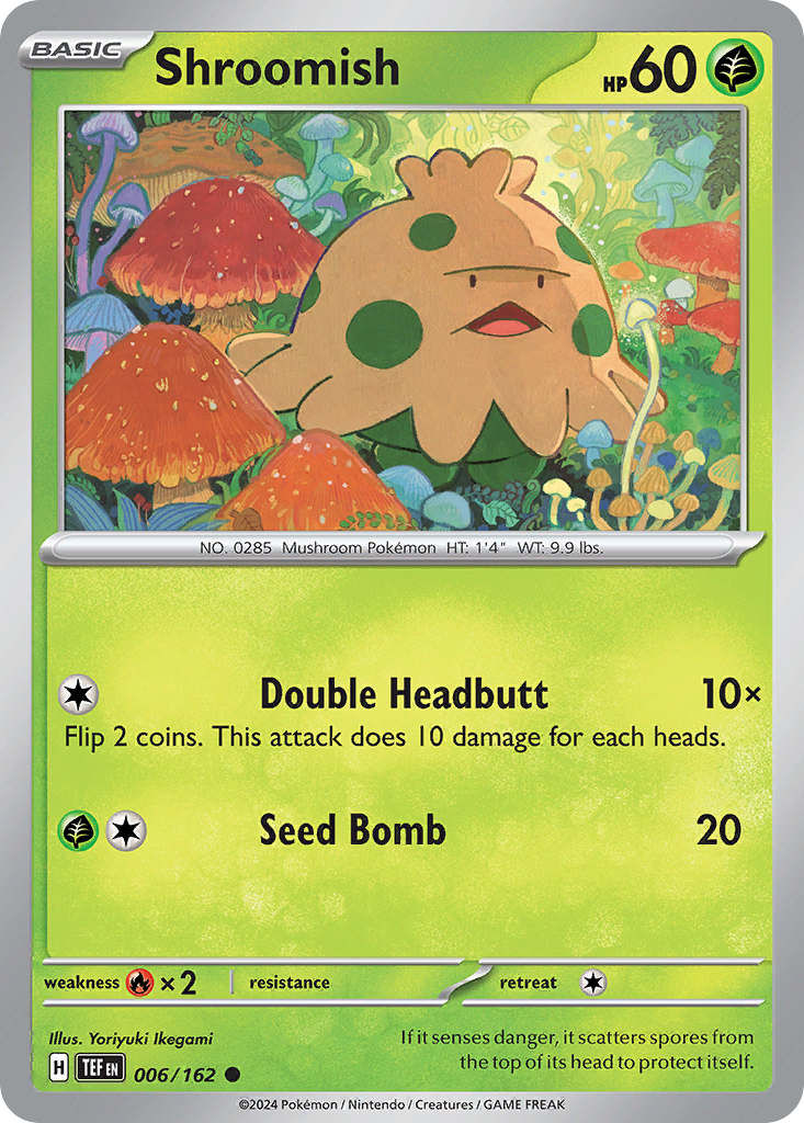 Shroomish (6/162) - Temporal Forces Pokémon Card