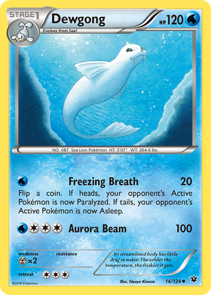 Dewgong (16/124) - Fates Collide