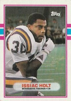 Issiac Holt 1989 Topps #82 Sports Card