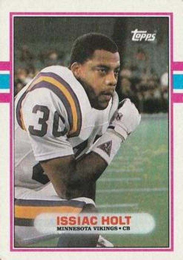 Issiac Holt 1989 Topps #82