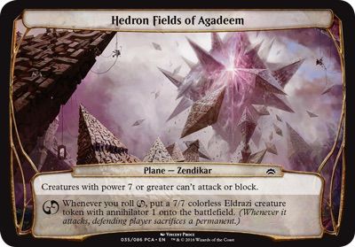 Hedron Fields of Agadeem (Planechase Anthology) Trading Card