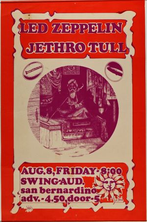 Led Zeppelin Swing Auditorium 1969