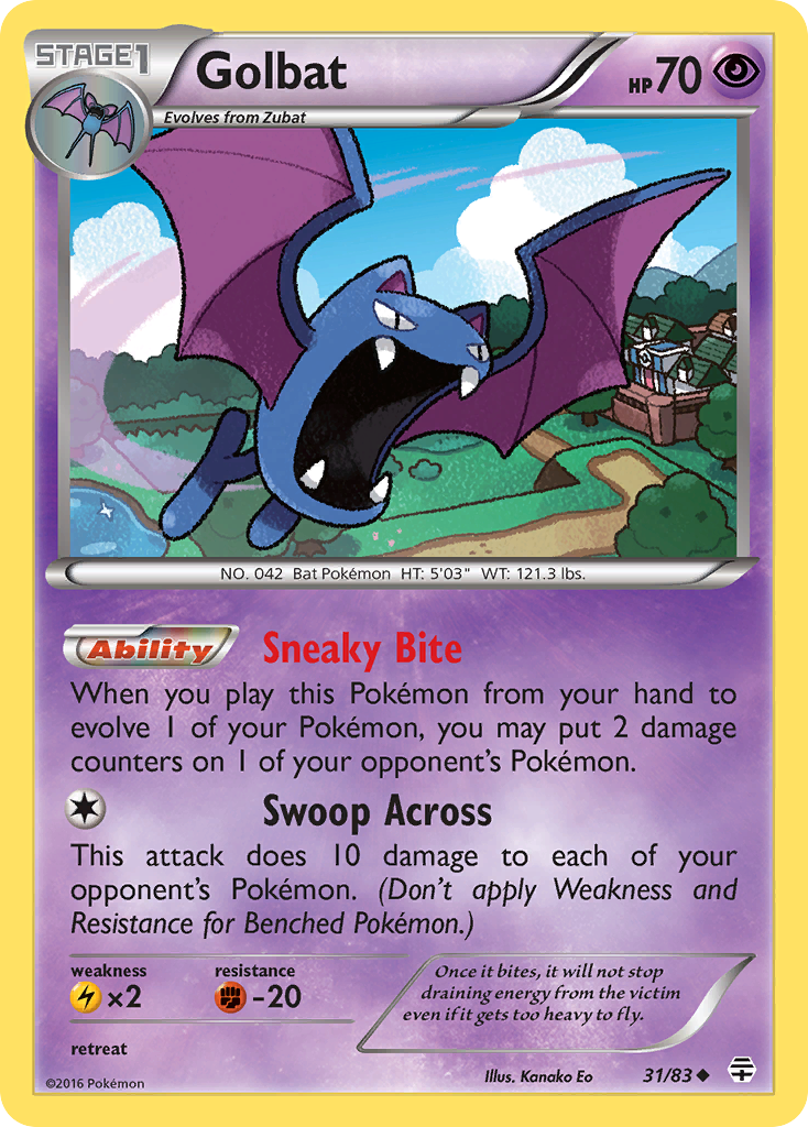 Golbat (31/83) - Generations Pokémon Card