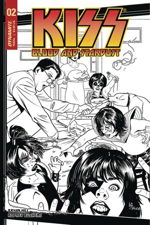 Kiss Blood Stardust #2 (30 Copy Sanapo B&w Cover)