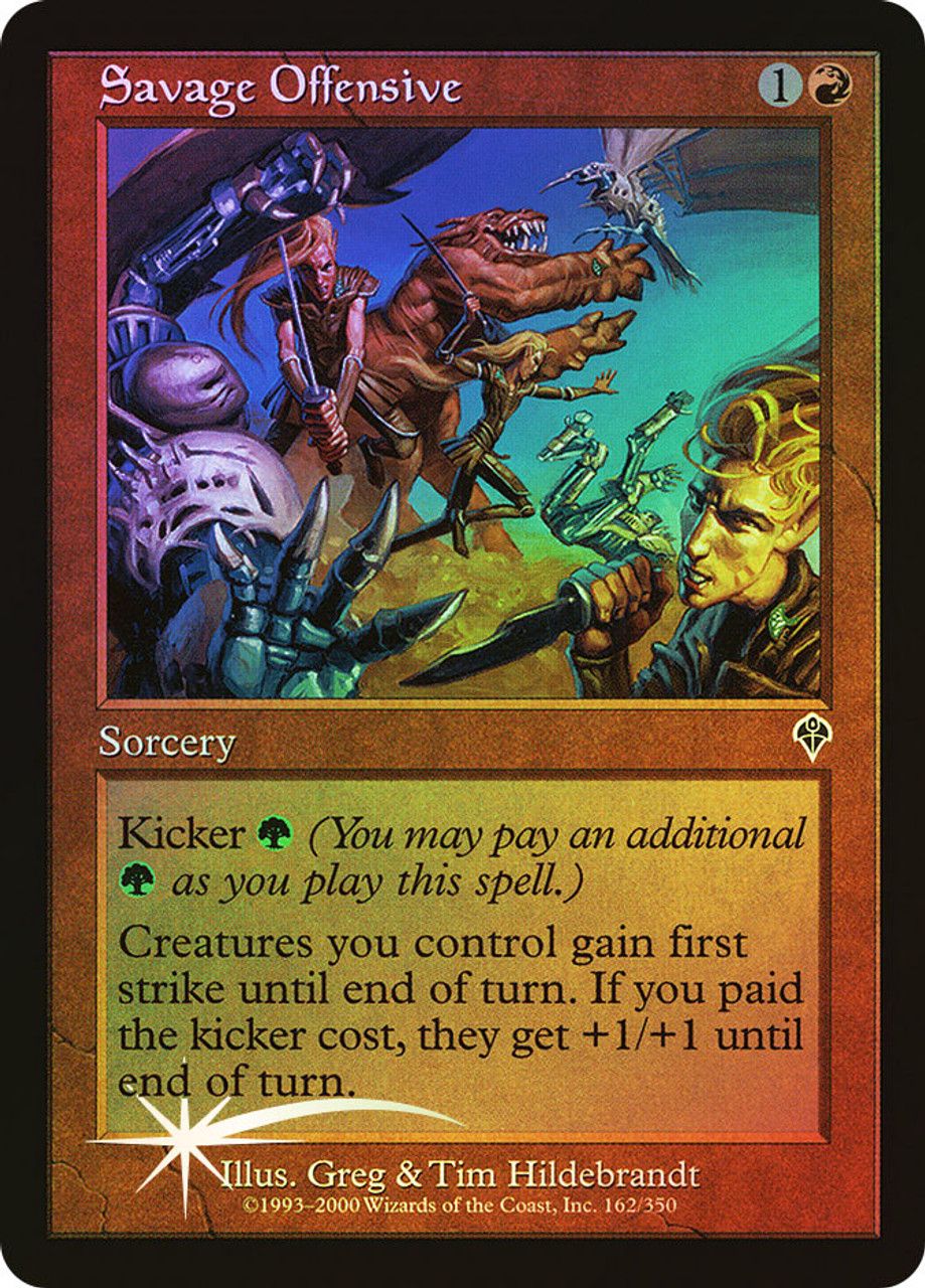 Savage Offensive (Invasion - Foil) Trading Card