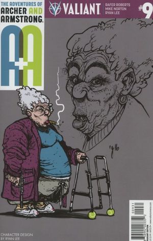 A&A: The Adventures of Archer & Armstrong #9 (Cover C 10 Copy Cover Char Design L)