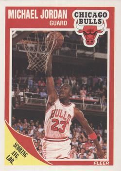 Michael Jordan 1989 Fleer #21 Sports Card