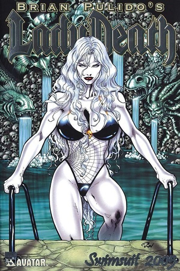 Lady Death Swimsuit #2005 (Platinum Foil Edition)
