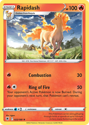 Rapidash (22/189) - Astral Radiance