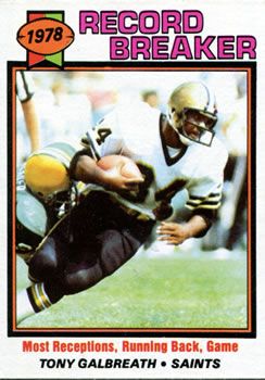 Tony Galbreath 1979 Topps #332 Sports Card