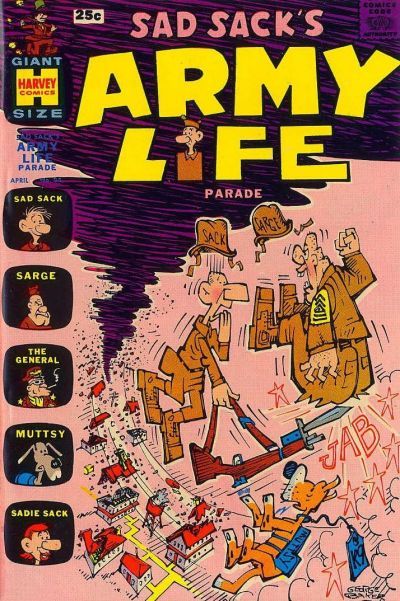 Sad Sack's Army Life Parade #24 Comic