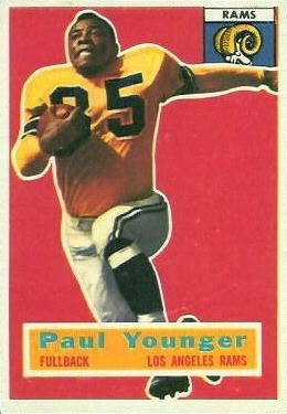 Paul Younger 1956 Topps #18 Sports Card