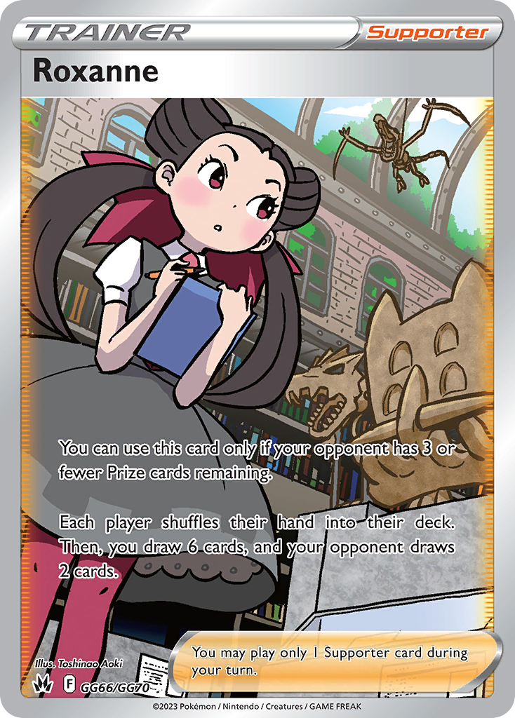 Roxanne (Trainer: Supporter) (GG66) - Crown Zenith Galarian Gallery Pokémon Card