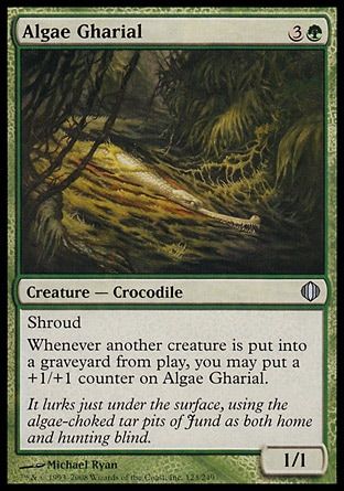 Algae Gharial (Shards of Alara) Trading Card