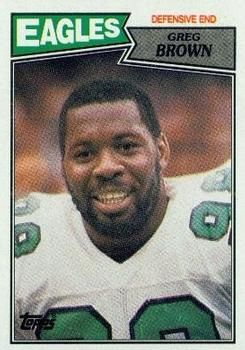 Greg Brown 1987 Topps #303 Sports Card