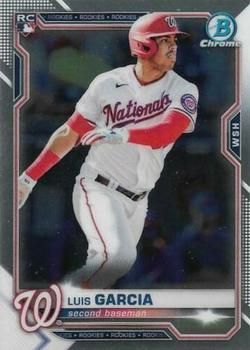 Luis Garcia 2021 Bowman Chrome Baseball #74 Sports Card