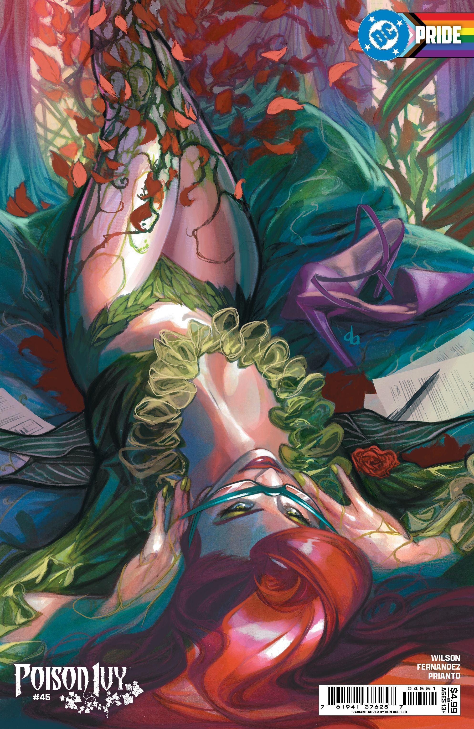 Poison Ivy #45 (Cvr E Don Aguillo Dc Pride Card Stock Variant) Comic