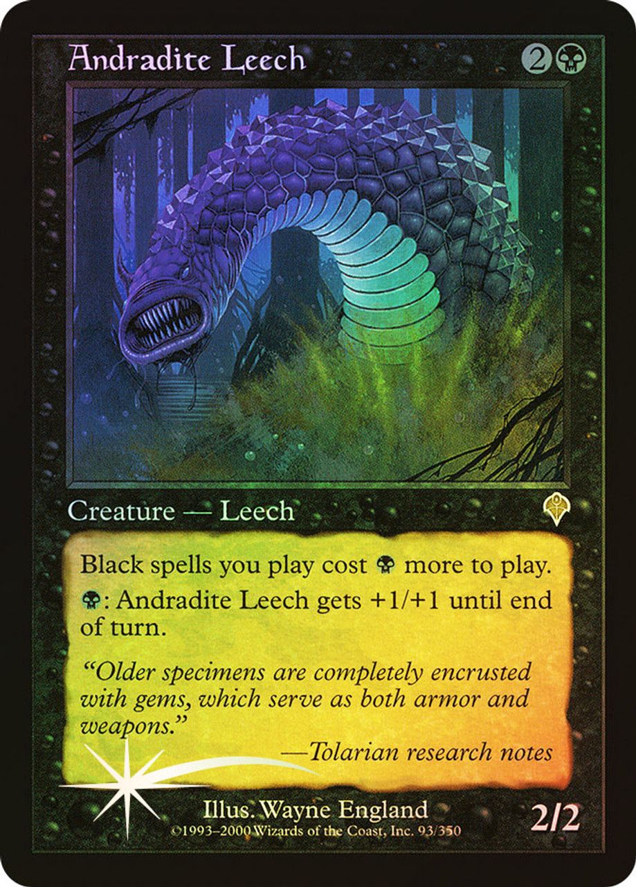 Andradite Leech (Invasion - Foil) Trading Card