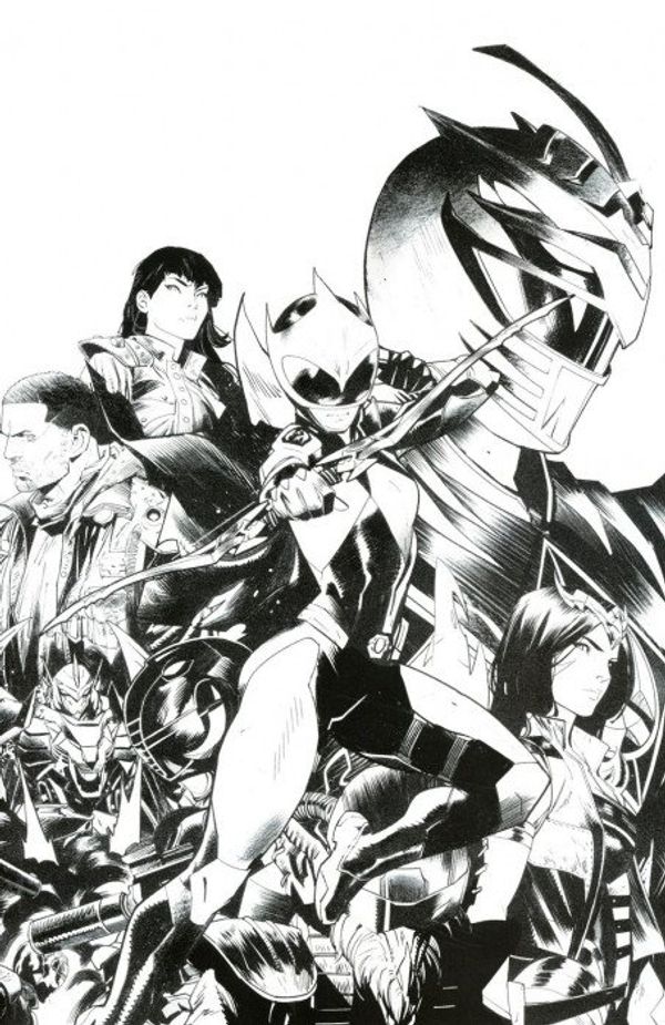 Power Rangers: Ranger Slayer #1 (25 Copy Mora B&w Cover)