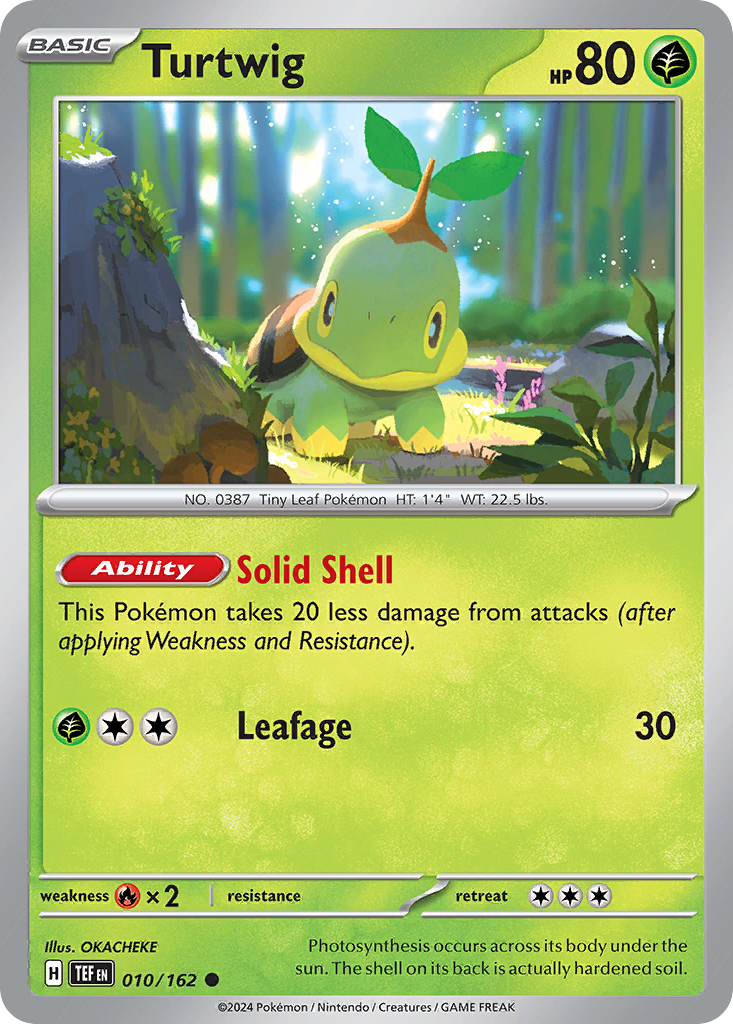 Turtwig (10/162) - Temporal Forces Pokémon Card