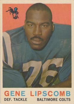 Gene Lipscomb 1959 Topps #36 Sports Card