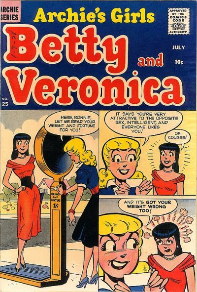 Archie's Girls Betty and Veronica #25 Comic