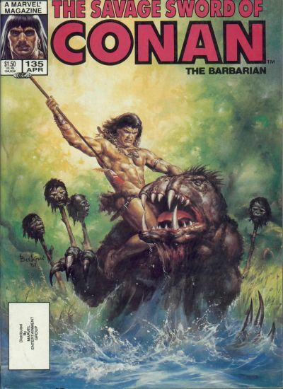 The Savage Sword of Conan #135 Comic