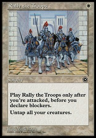 Rally the Troops (Portal Second Age) Trading Card