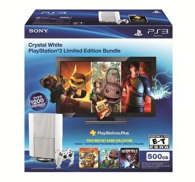 Sony PlayStation 3 [Crystal White Limited Edition Bundle]