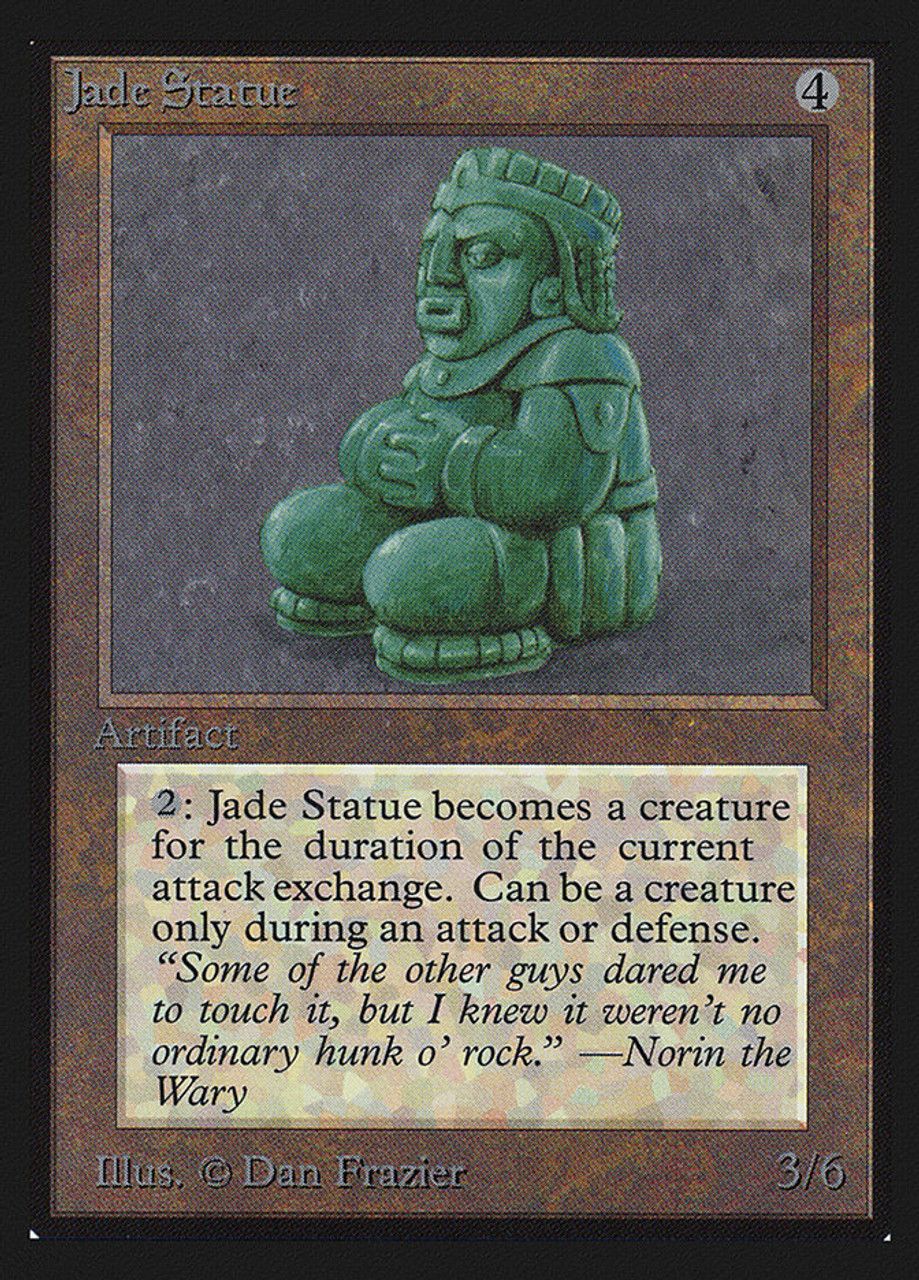 Jade Statue (Collector's Edition) Trading Card