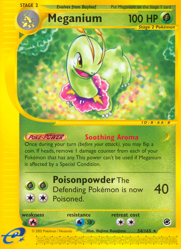 Meganium (54/165) - Expedition Base Set Pokémon Card