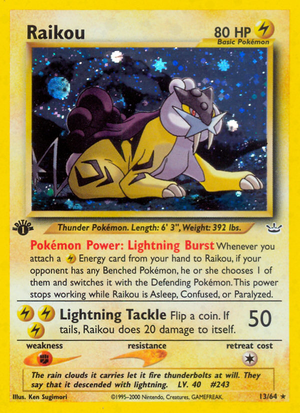 Raikou (13/64) - Neo Revelation (1st Edition)