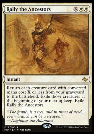 Rally the Ancestors (Fate Reforged) Trading Card