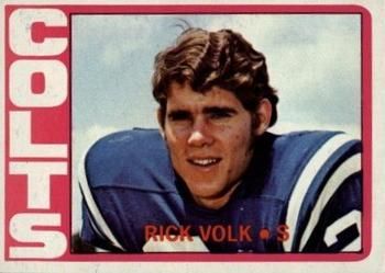 Rick Volk 1972 Topps #141 Sports Card