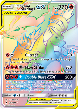 Reshiram & Charizard GX (217/214) - Unbroken Bonds