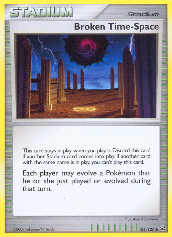 Broken Time-Space (Trainer: Stadium) (104/127) - Platinum Pokémon Card