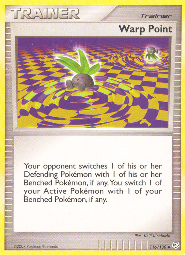 Warp Point (Trainer: Item) (116/130) - Diamond & Pearl Pokémon Card