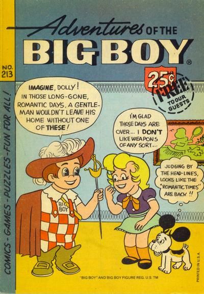 Adventures of Big Boy #213 Comic