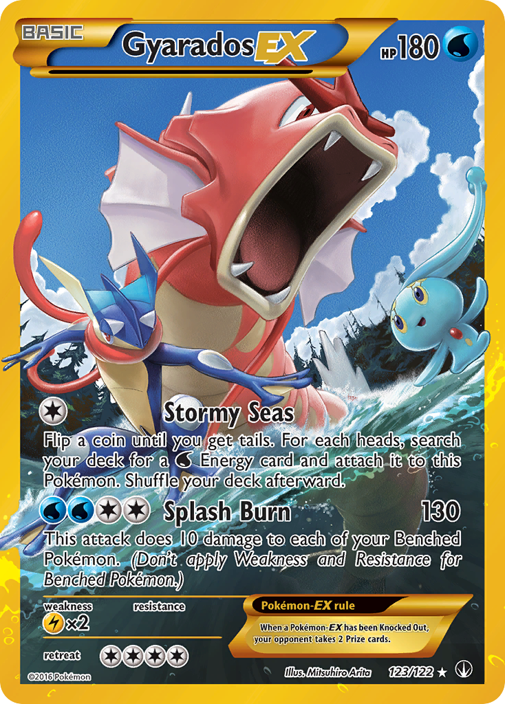 Gyarados EX (123/122) - BREAKpoint Pokémon Card